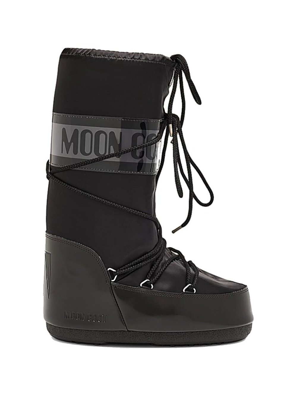 Adults Moon Boot Icon Glance Black 45/47 - Black - New w/Box